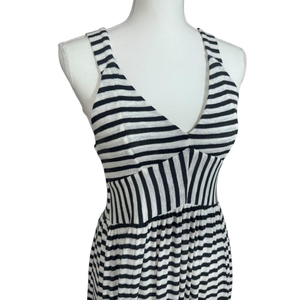 Altar'd State Gray and White Striped Maxi Dress - Size Small - Picture 2 of 4